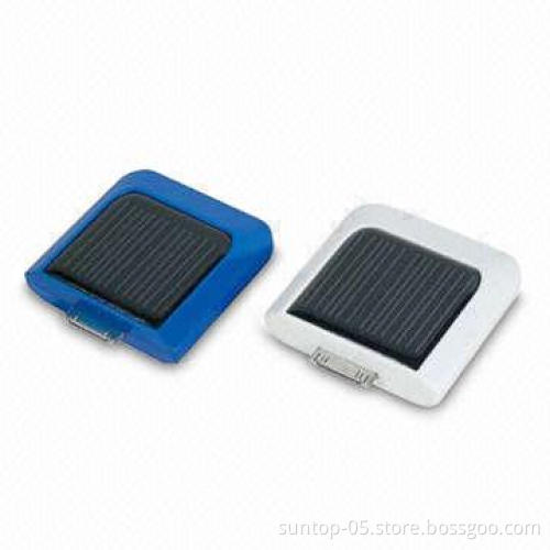Solar Mobile Phone Charger with 600mAh Battery Capacity and 5V Output Voltage